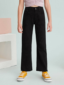 Buy KOTTY Regular Girls Black Jeans 
