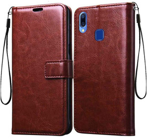 Vivo Y83 PRO -1726 Artificial Leather, Rubber Flip Cover Price in