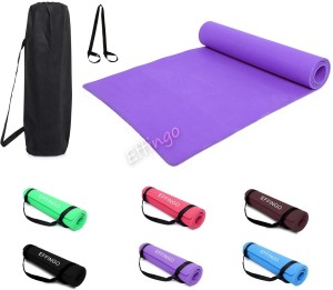 Yoga Mats 4MM For Women Purple yoga mat With Carry Strap for men Exercise  mat for