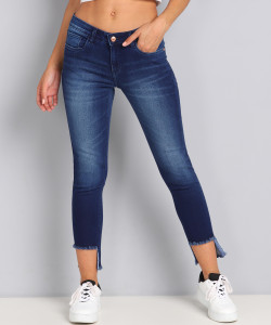 NUMERO UNO Skinny Women Dark Blue Jeans 