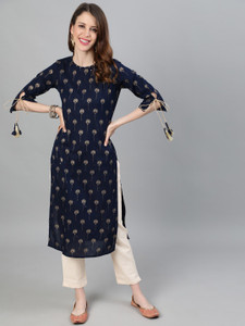 Jaipur Kurti Women Printed Straight 