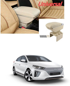 PECUNIA Universal Car Armrest Center Console Pad,PU Leather Car Armrest