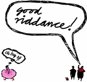 TENEUR Poster Library Of Good Riddance Poster 12 X 18 INCH Paper Print