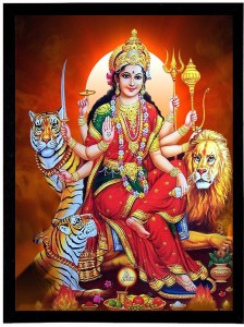 EMERALD SHERA WALI MAA WOODEN FRAMED PAINTING NG Digital Reprint 12 inch x  8 inch Painting Price in India - Buy EMERALD SHERA WALI MAA WOODEN FRAMED  PAINTING NG Digital Reprint 12