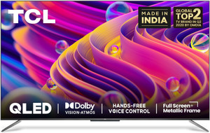 Tcl C715 Series 139 Cm 55 Inch Qled Ultra Hd 4k Smart Android Tv With Handsfree Voice Control Dolby Vision Atmos Online At Best Prices In India