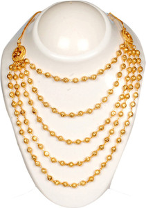 ESG Traditional 5 Layer mater mala for women size 24 inch. Gold