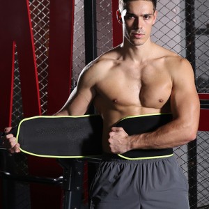 Men Waist Trainer Belt – Sweat Trimmer Belt Black Blue, 48% OFF