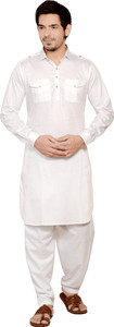 Buy white-zone Men Kurta and Pyjama Set 