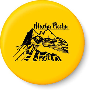 Calendario Magnetico 3D In Cristallo Machu Picchu Perù - Souvenir Di Viaggio 50x50x20 Mm Con Confezione Regalo - 3