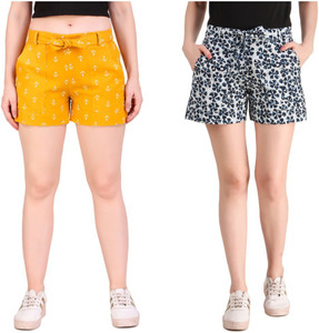 Aawari Printed Women Multicolor Culotte 