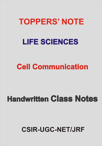 Cell Communication Life Sciences Notes For UGC NET CSIR Entrance: Buy ...