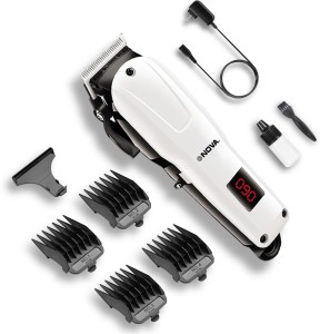 NOVA Professional Rechargeable and Cordless NHT 1083 Hair Clipper Trimmer  120 min Runtime 5 Length Settings Price in India - Buy NOVA Professional  Rechargeable and Cordless NHT 1083 Hair Clipper Trimmer 120