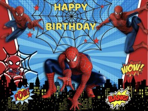 Simply Good Spiderman theme Birthday Banner (4ft Height x 5ft Width) Banner  Price in India - Buy Simply Good Spiderman theme Birthday Banner (4ft  Height x 5ft Width) Banner online at 