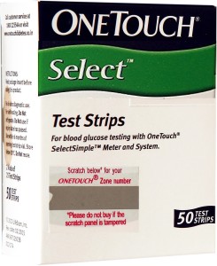 one touch select test strips 25 flipkart