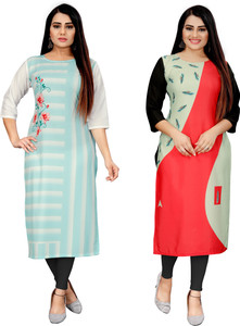long straight kurti flipkart