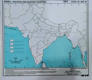India Map For Practice India Political Practice Map: Buy India Political Practice Map By S K  Publications At Low Price In India | Flipkart.com