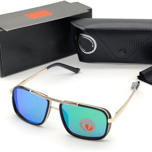 Buy BAJERO Aviator Sunglasses Green For 