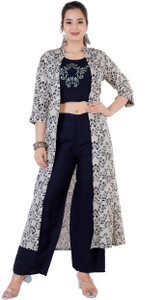 R.R CREATIONS Women Ethnic Jacket, Top 
