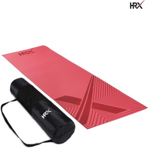 HRX Anti Skid Pure EVA Single Tone Designer with Bag Red 6 mm Yoga Mat -  Buy HRX Anti Skid Pure EVA Single Tone Designer with Bag Red 6 mm Yoga Mat