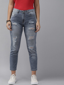 Roadster Boyfriend Women Blue Jeans 