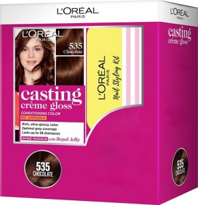 L'Oréal Paris Casting Crme Gloss Hair Colour 535 Chocolate With Manicure  Kit Free , 535 Chocolate Brown - Price in India, Buy L'Oréal Paris Casting  Crme Gloss Hair Colour 535 Chocolate With