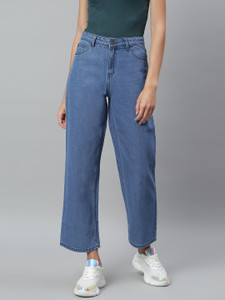 Buy KOTTY Flared Women Blue Jeans 