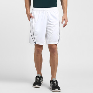 REEBOK Solid Men White Gym Shorts - Buy 