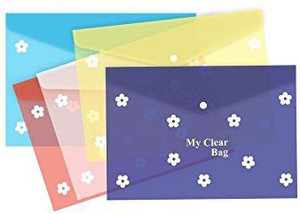 Flipkart.com | Msquare Supplies PLASTIC TRANSPARENT CLEAR BAG FOLDER ...