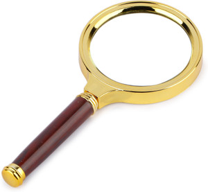 FIDDLERZ Magnifying Glass 70mm Diameter Magnifier Vintage Handheld With