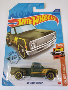 HOT WHEELS HW '69 CHEVY PICKUP 202/250 , HW HOT TRUCKS 10/10
