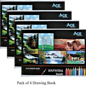 ACE A3 Size (Approx. 35cms X 28cms) Platinum Drawing / Sketch Book for ...