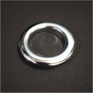 Brilliant Buys 10 x Silver Eyelet Curtain Rings for Curtains with Eyelets Low Noise 