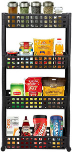 Flipkart SmartBuy Dish Drainer Kitchen Rack Plastic 4 Layer | Dark ...