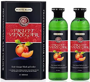 BEAUTE BLANC FRUIT VINEGAR HAIR DYE , NATURAL BLACK - Price in India ...