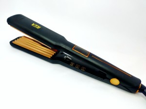VTS V PROFESSIONAL HAIR CRIMPER WIDE PLATES WITH TITANIUM ROSE GOLD PLATES  AND TEMPRATURE CONTROLLER Hair Styler - VTS V : 