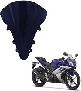 R15 V2.0 Visor Black Bike Windshield 