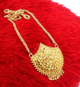 long gold fashion necklace