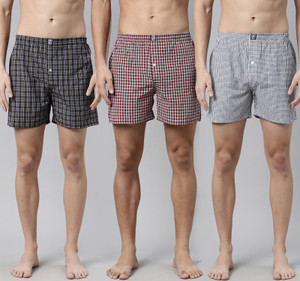 Billion Checkered Men Boxer - Buy 
