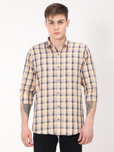 Buy platypuss Men Checkered Casual 