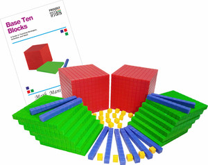 Edulearnable Base Ten Blocks - Place Value Blocks - Math Manipulatives ...
