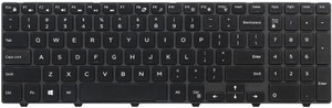 Clavier Dell 0KPP2C QWERTY US Noir - Pour Inspiron 15 - Occasion, Bon état