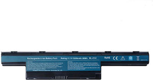 vhbw batteria sostituisce Acer AS10D75, AS10D7E, AS10D81, BT.00603.111, BT.00603.117 per laptop notebook (5200mAh, 10,8V, Li-Poly