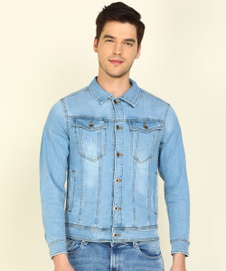 Full Sleeve Washed Men Denim Jacket 