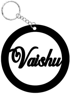 Vedashree Gifts Vaishu Name Keychain 