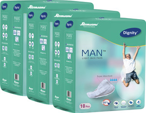 DIGNITY Man Light Incontinence Pads for Leakage Protection, Light
