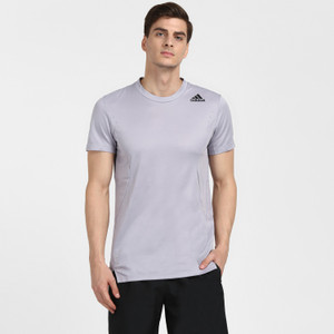 ADIDAS Sports Men Round Neck Grey T-Shirt - Buy ADIDAS Sports Men Round  Neck Grey T-Shirt Online at Best Prices in India | Flipkart.com