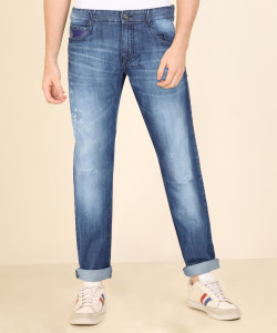John Players Slim Men Blue Jeans - Buy 