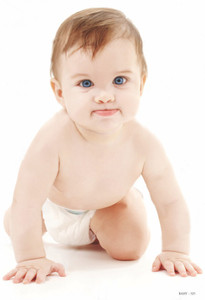 Cute Baby Poster |Smiling Baby Poster | HD Baby Wall Poster for Room decor | Cute baby poster | Poster Size (19 Inch x 13 Inch, main image 1