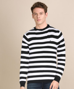 KILLER Striped Crew Neck Casual Men 