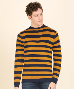 KILLER Striped Crew Neck Casual Men 